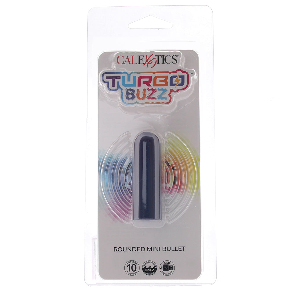 Turbo Buzz Rounded Mini Bullet Vibe in Purple