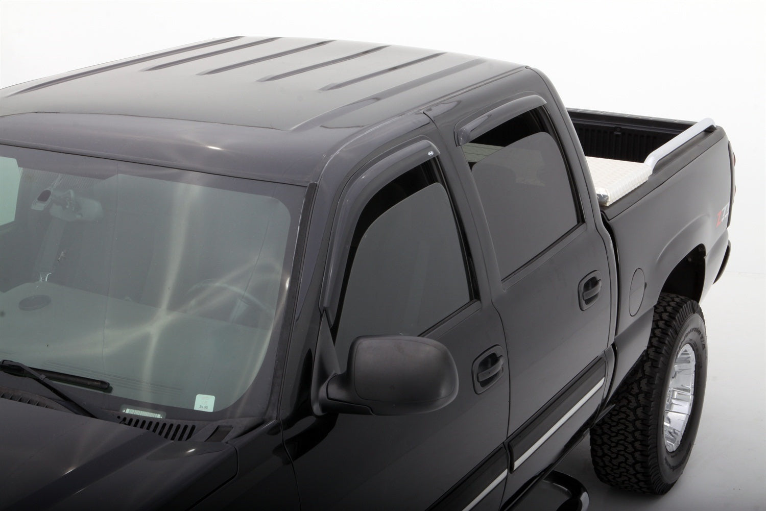 AVS 2002-2006 Cadillac Escalade EXT Ventvisor Outside Mount Window Deflectors 4pc - Smoke