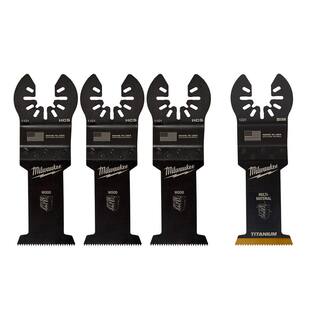 MW 1-38 in. Multi-Tool Oscillating Blade Set (4-Piece) 49-25-1103W