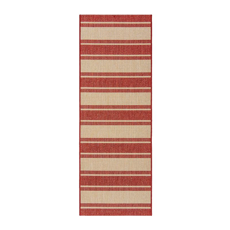 Gertmenian Paseo Castro Striped Indoor Outdoor Rug