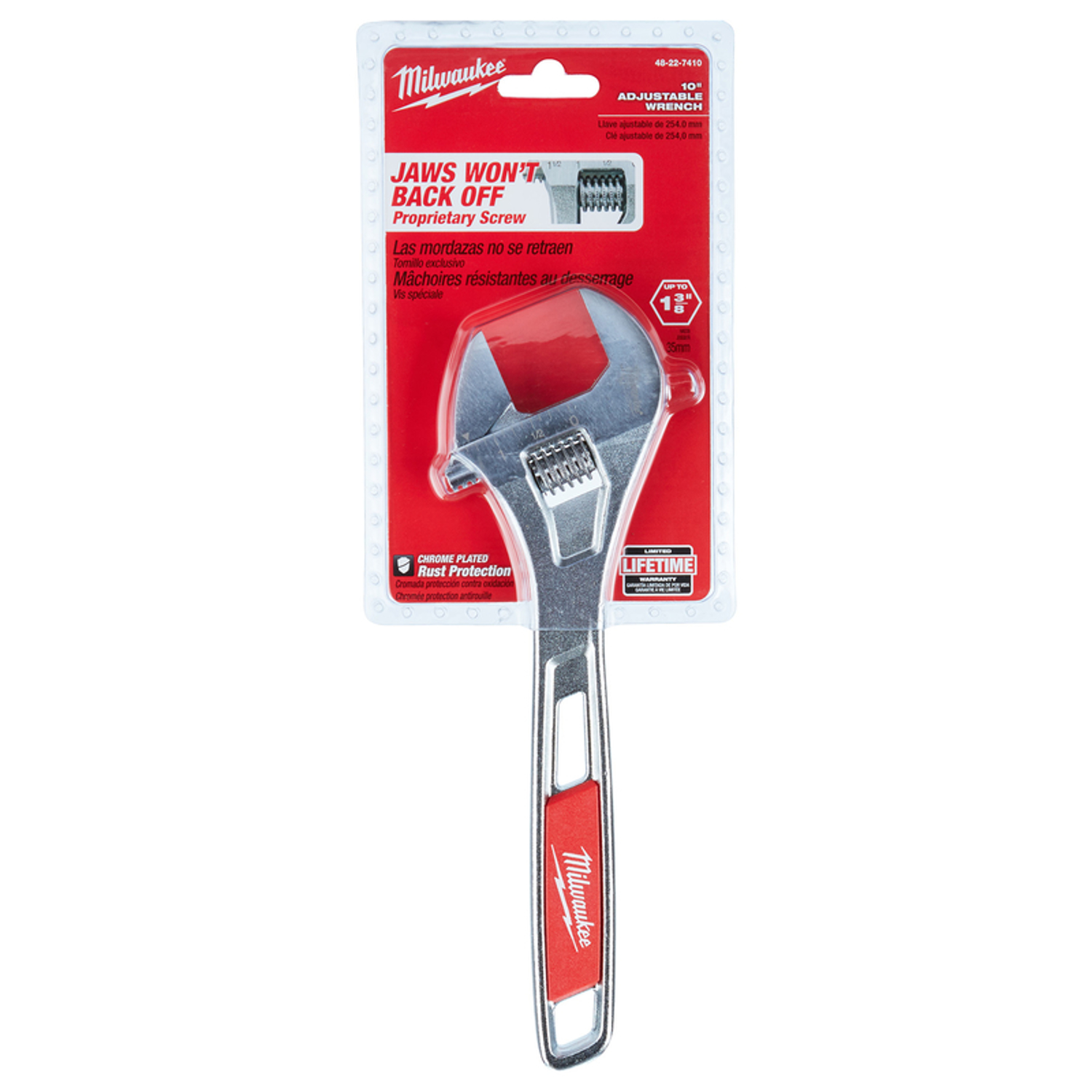 MW SAE Adjustable Wrench 10 in. L 1 pc