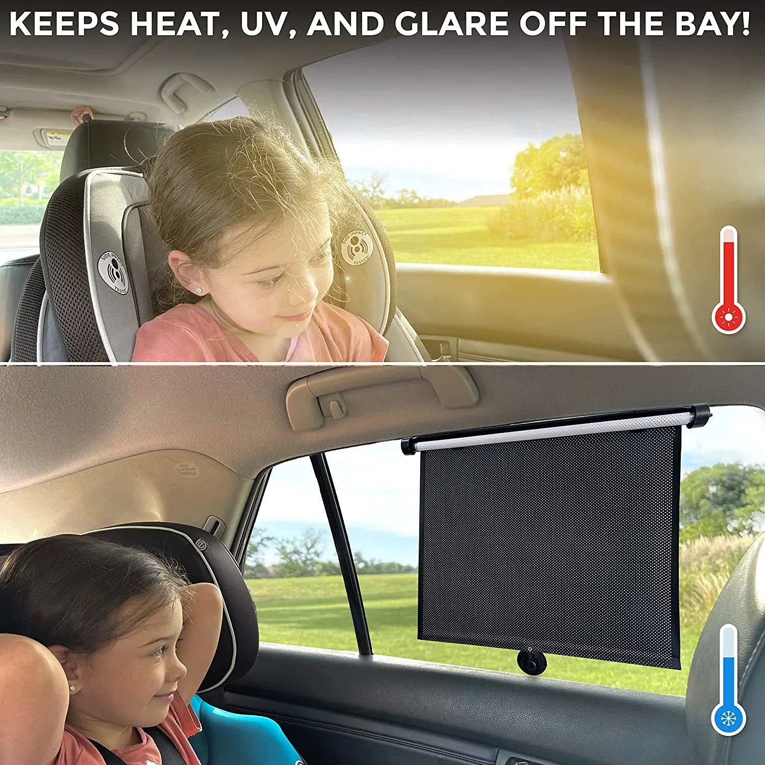 🔥  Promotion 49% OFF🔥Retractable Window Roller Sunshade For Truc