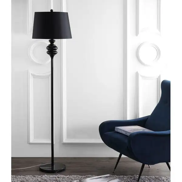 SAFAVIEH Lighting 68-inch Torc Black Floor Lamp - 17