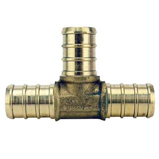 Apollo 12 in. Brass PEX-B Barb Tee APXT12