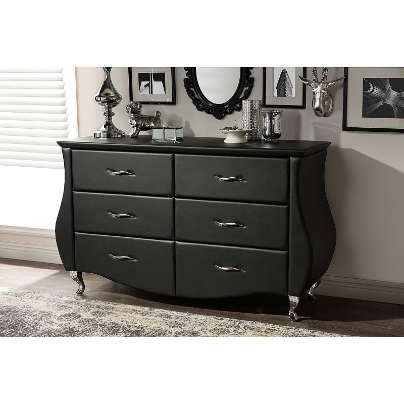 Baxton Studio Enzo  6-Drawer Dresser