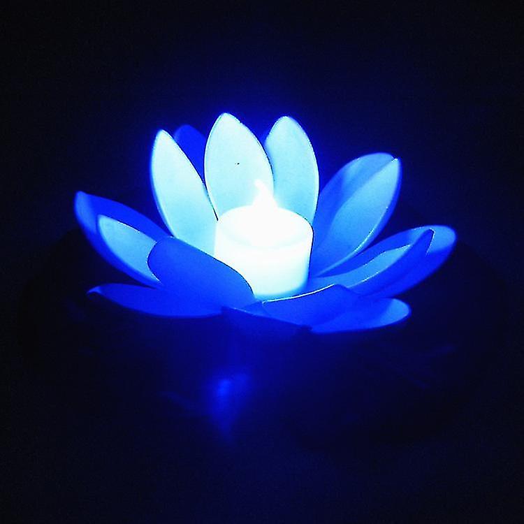 Floating Lantern Led Lotus Lotus Lamp， Blessing And Wish Lamp， Eva Material， Amphibious Type