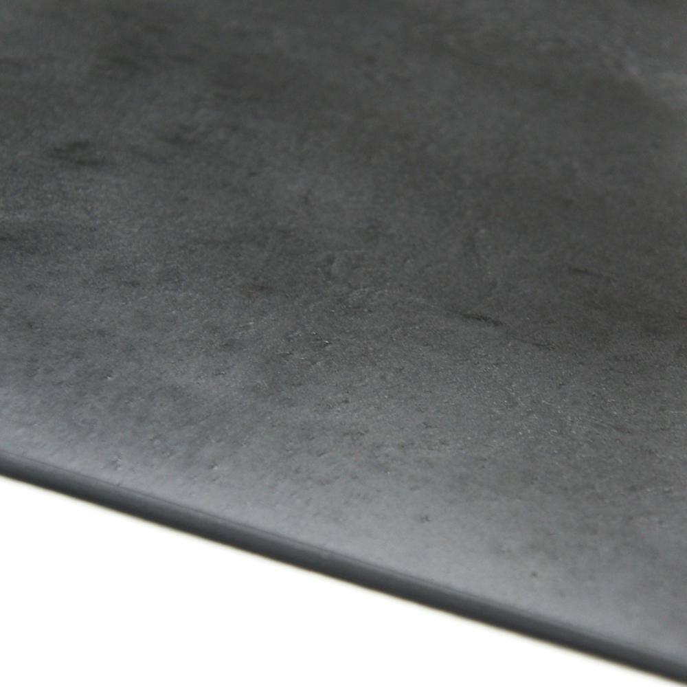 Rubber-Cal EPDM Rubber Sheet - 12 in. T x 24 in. W x 12 in. L - Black - 60A Durometer (2 sq. ft.) 31-016-500-012-024