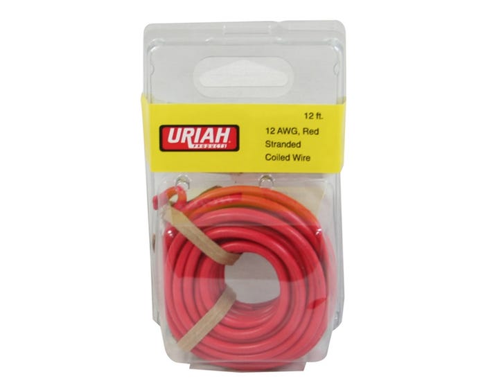 Uriah Wire 12 Awg  Stranded Red Insulation (12) -UA501250