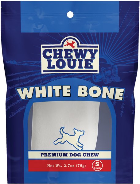 Chewy Louie White Bone Dog Treat， Small