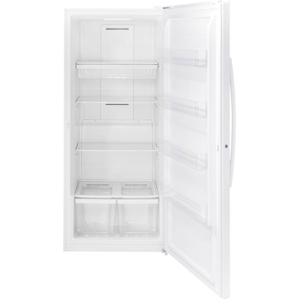 GE Garage Ready 21.3 cu. ft. Frost Free Defrost Upright Freezer in White FUF21DLRWW