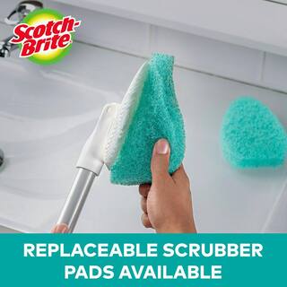 Scotch-Brite Non-Scratch Tub and Shower Scrubber Scrub Brush (2-Pack) 549X