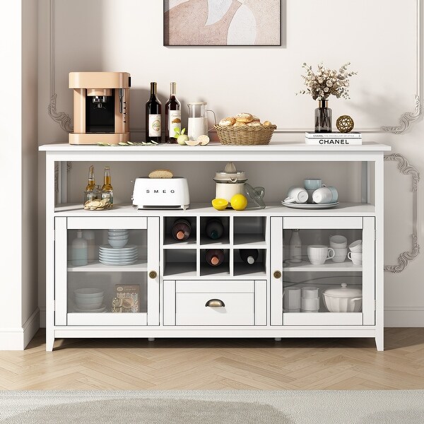 Modern Console Table With Multiple Small Storage Spaces