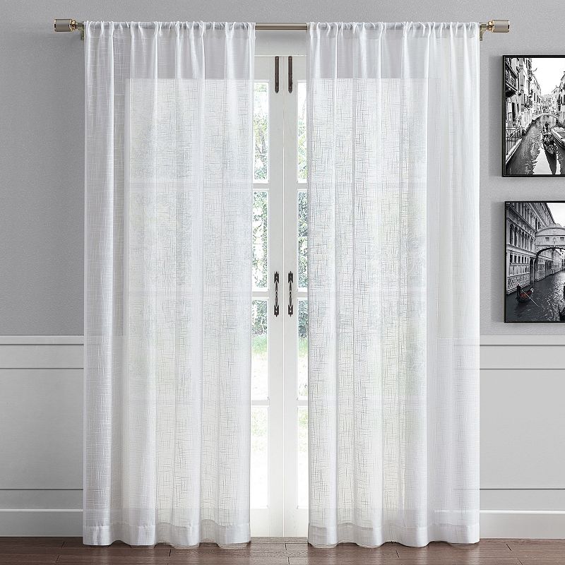 B. Smith Jolene Semi Sheer Window Curtain Panel