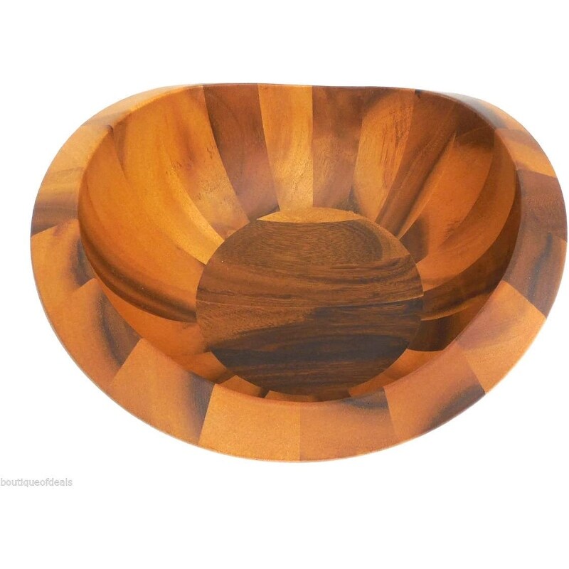 Nambe Bella Salad Bowl w/ Servers   15\