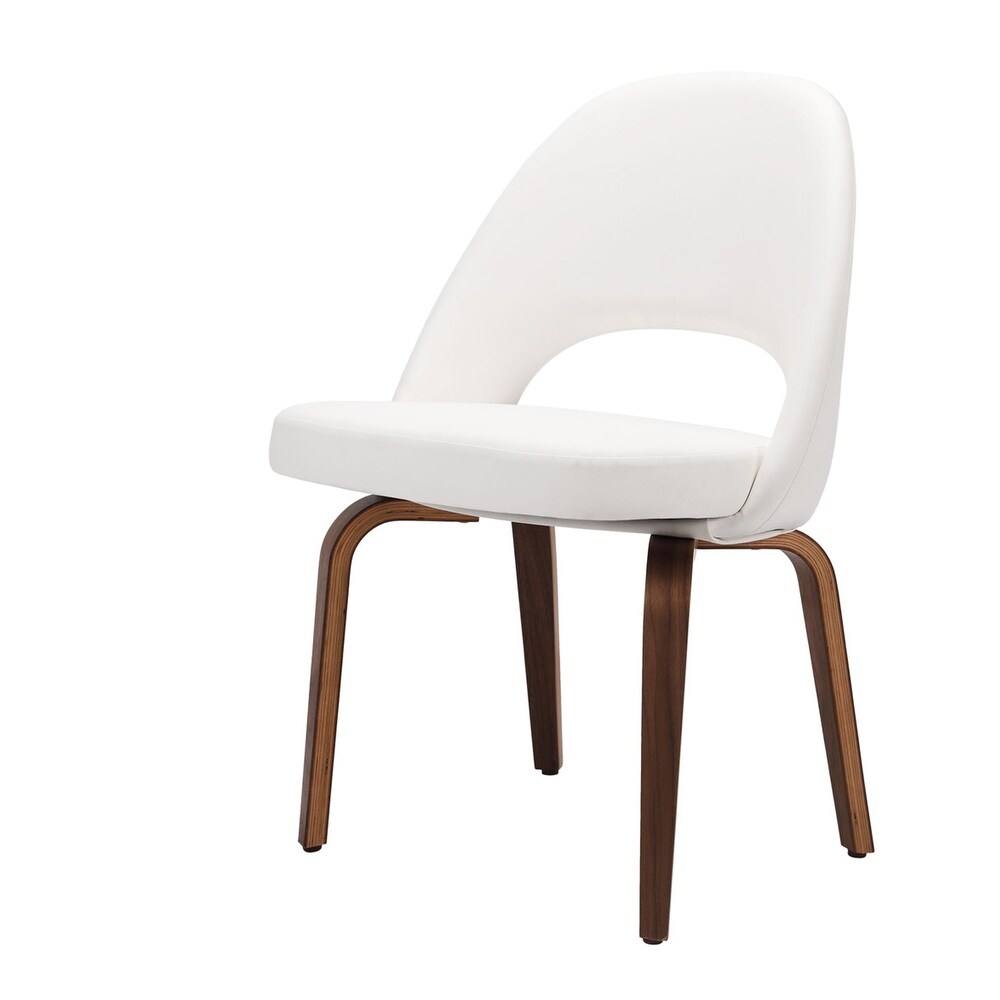 Adern Modern Dining Chair White PU (Set of 4)