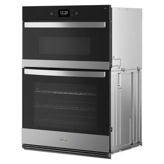 Whirlpool 30 in. Electric Wall Oven  Microwave Combo in Fingerprint Resistant Stainless Steel with Air Fry WOEC7030PZ