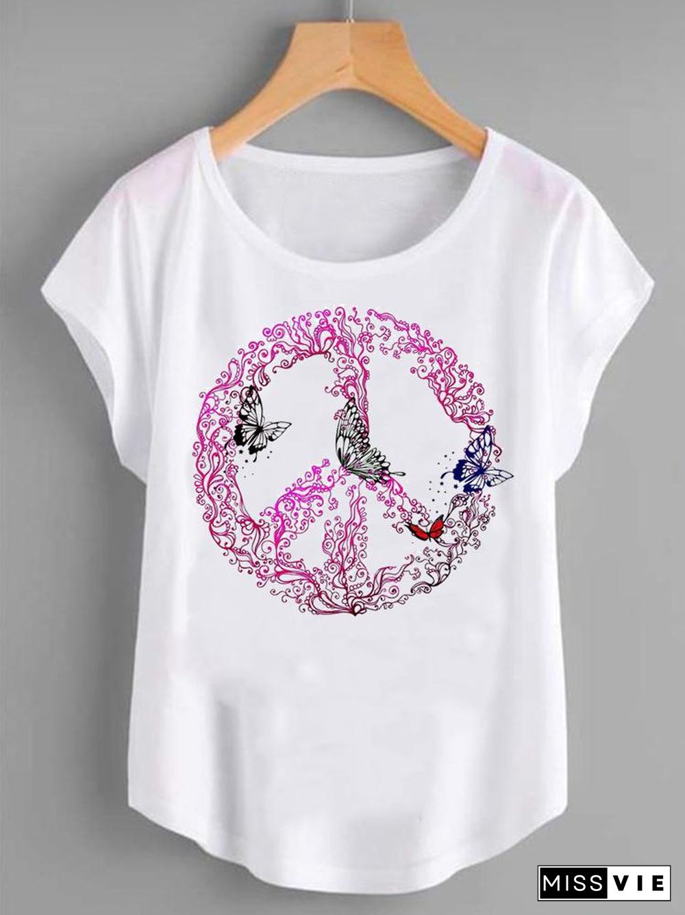 90S Love Heart Trend Graphic T Top Women Print Summer T-Shirts Clothing Fashion Shirt Female Short Sleeve Cartoon Tee T-Shirt