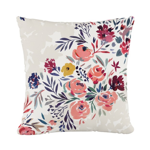 Multi Floral Throw Pillow Skyline Furniture