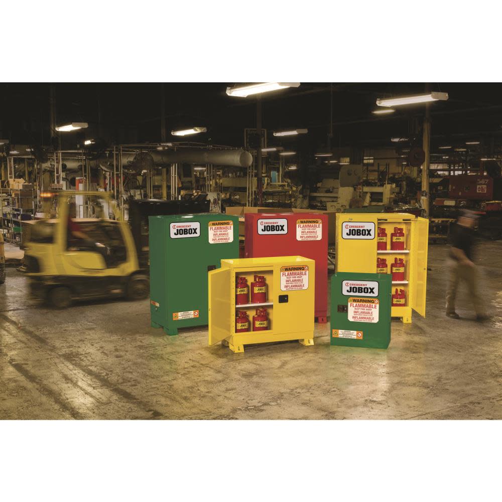 45 Gallon Flammable Manual Close Safety Cabinet ; Yellow ;