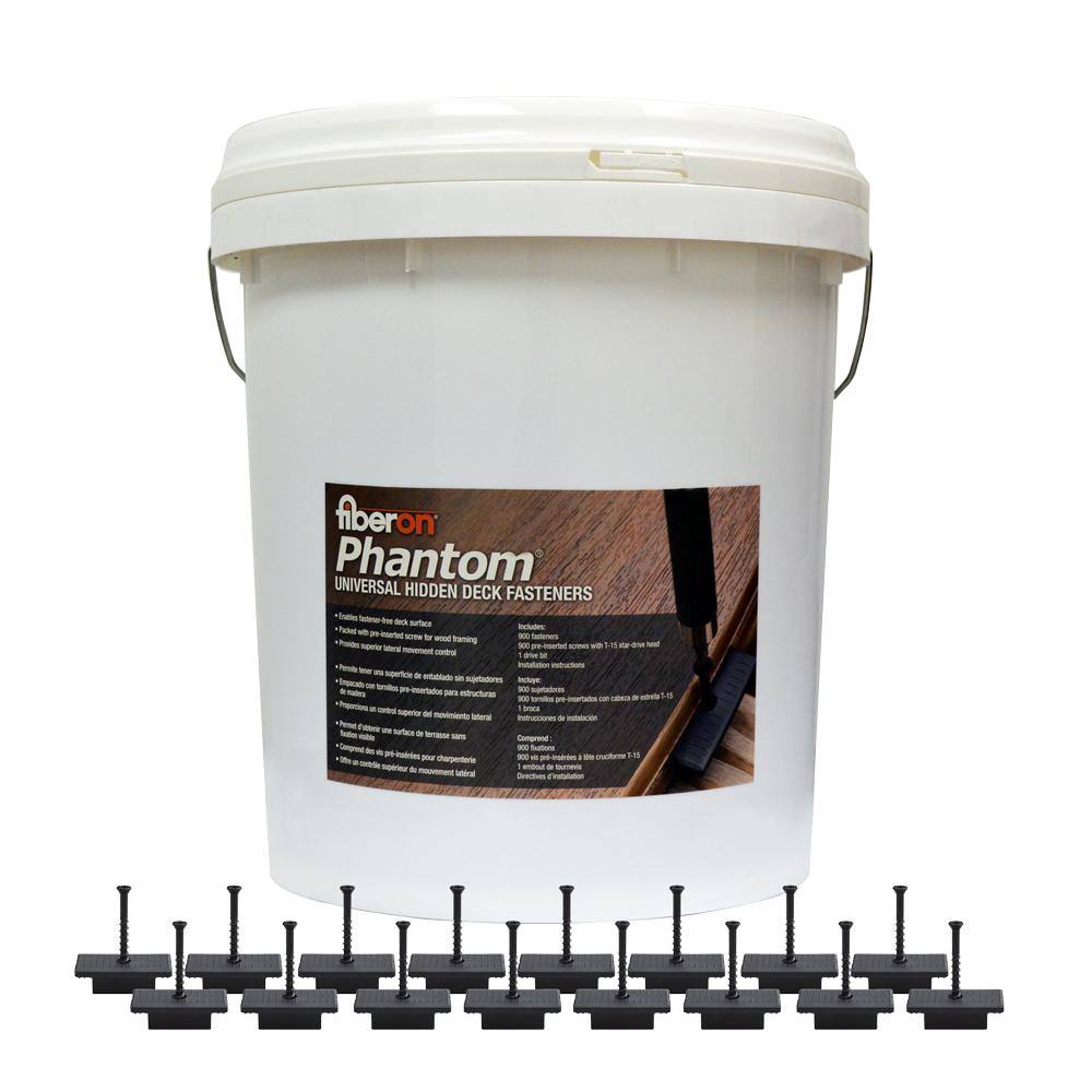 Fiberon Phantom Universal Hidden Deck Fastener Bucket BKT BRD UNIV C900