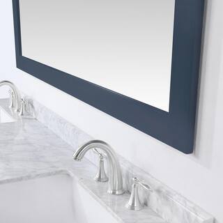 Home Decorators Collection Sonoma 60 in. W x 32 in. H Rectangular Framed Wall Bathroom Vanity Mirror in Midnight Blue Sonoma 60MR-MB