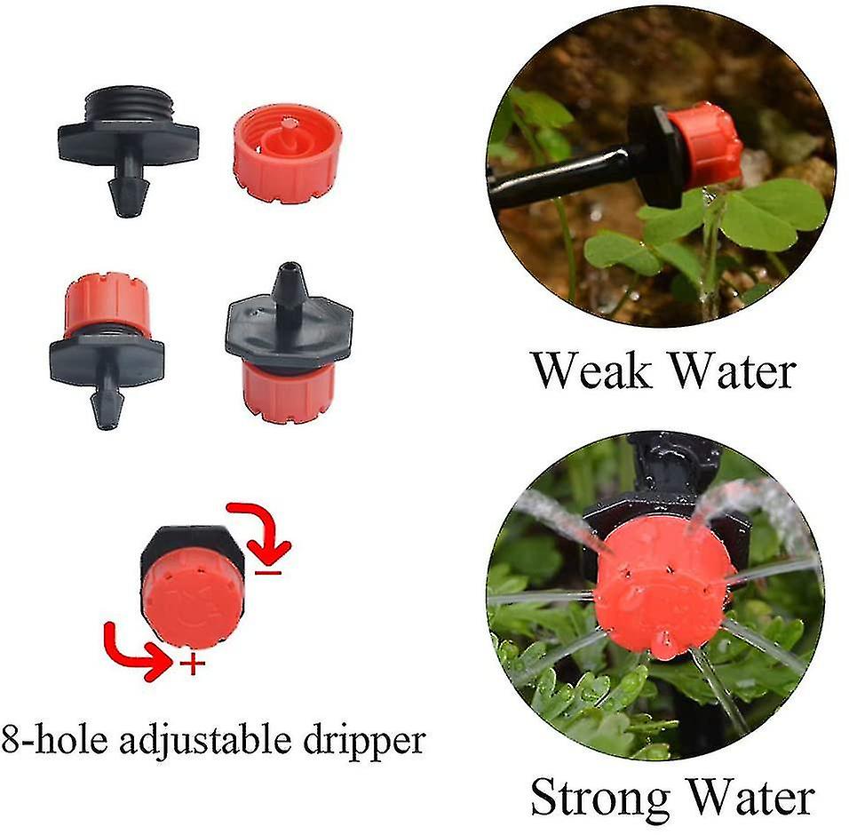 Irrigation System 25m， Irrigation Sets Micro Drip Irrigation Kit Automatic Sprinkler Drip Irrigation Garden Irrigation For Landscape， Flower Bed， Pati