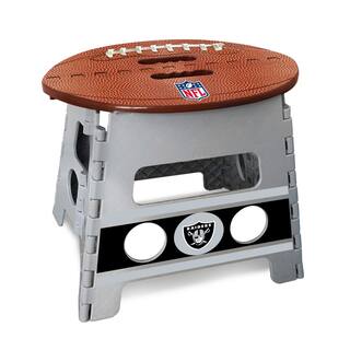 FANMATS NFL - Las Vegas Raiders Plastic Folding Step Stool 24446