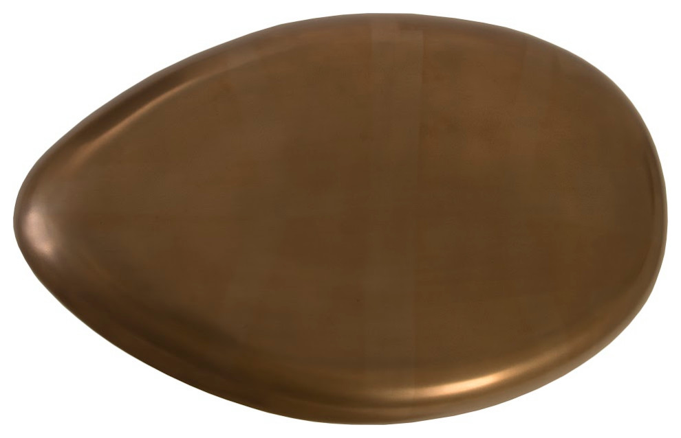 River Stone Cocktail Table Bronze   Contemporary   Coffee Tables   by HedgeApple  Houzz