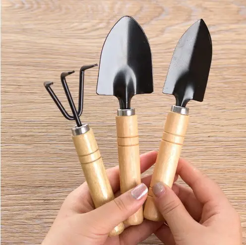 Customized Color Gardening Hand Tools Tool Wooden Hand Garden Hardware Tools