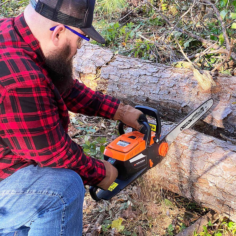 YARD FORCE 60-Volt Cordless Lithium-ion Mower Blower Chainsaw 4.0 Ah Battery 2.5 Ah Battery and Charger Combo Kit (6-Tool) YF60vRX-MCB6