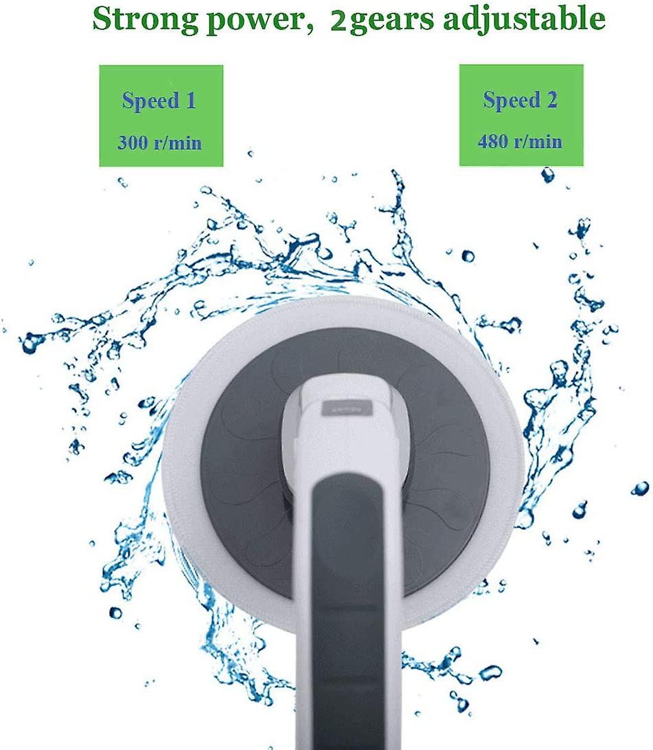 Electric Spin Power Scrubber Rechargeable Cleaning Brush， Cordless And Portable Scrubber Kit With 4 Replaceable Cleaning Brush Heads， High Rotation Fo