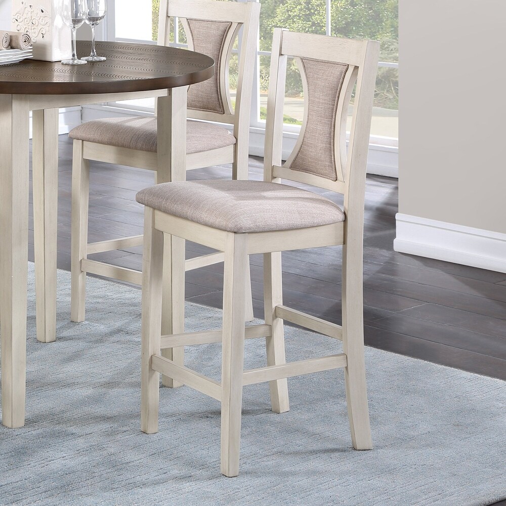 New Classic Furniture Daughtry Crème Counter Chair (Set of 2)