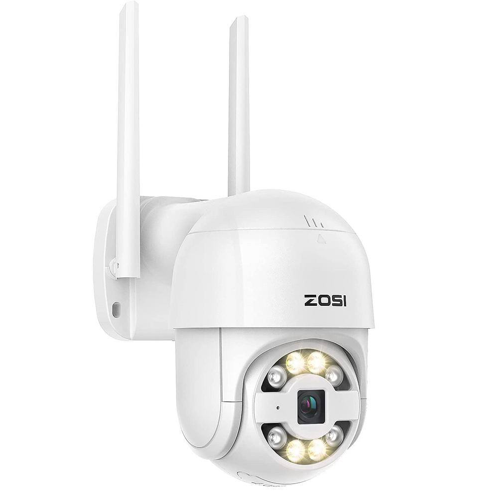 ZOSI 1080p Wireless PanTilt Wi-Fi Security Camera with 2-Way Audio AI Human Vehicle Detection 1NC-2892J-P-US-A2