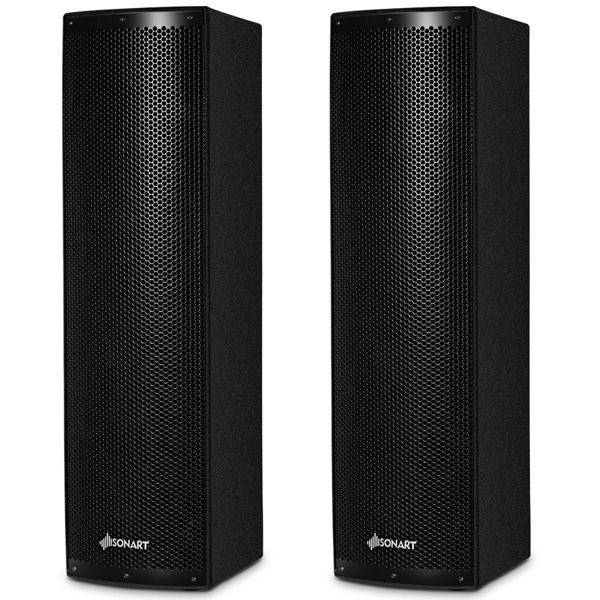 Costzon Active 3-Way 6.5'' 200W All-in-one PA Speaker DJ Loud Speaker with Bluetooth