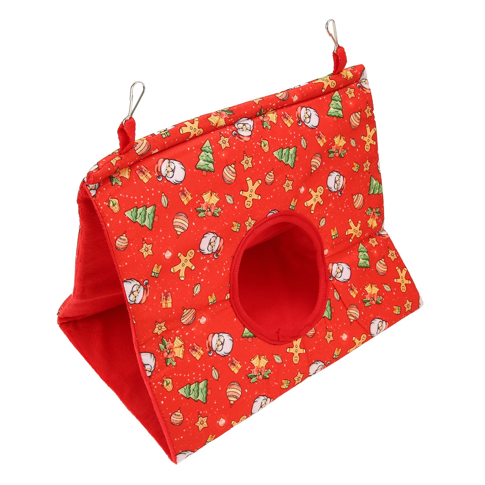 Hanging Bed， Vibrant Colors  Hanging Tent  For Hiding For Playing S Red Christmas