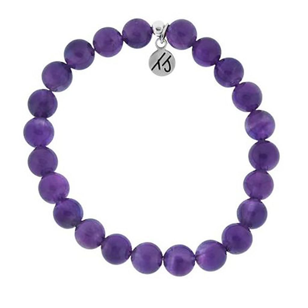 T. Jazelle  Defining Bracelet- Calming Bracelet with Amethyst Gemstones