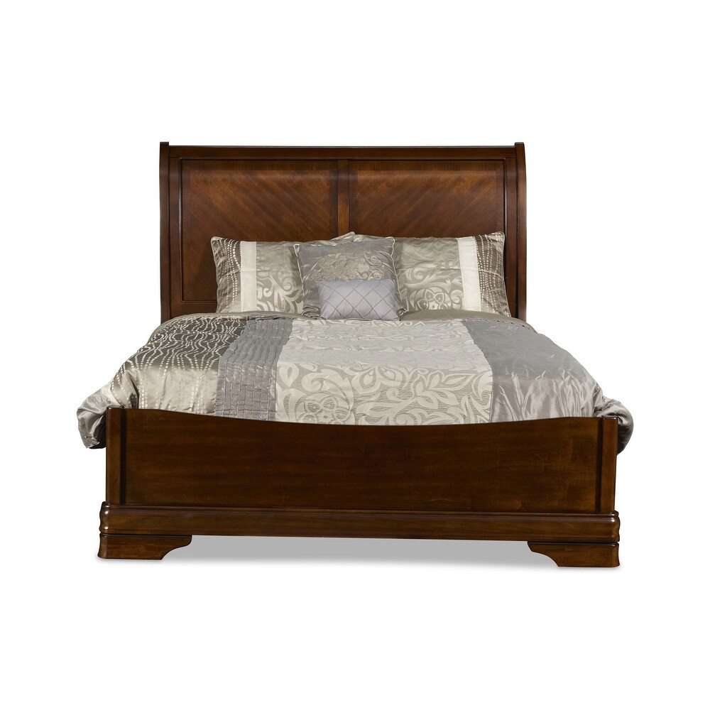 New Classic Furniture Gwenivere Burnished Cherry Storage Bed