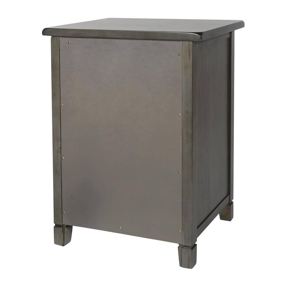 OSP Home Furnishings Hillsboro File Grey Wash Cabinet HSB30-WGR