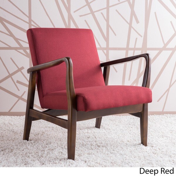 Perseus Mid-Century Fabric Club Chair by Christopher Knight Home