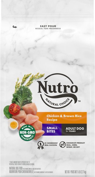 Nutro Natural Choice Small Bites Adult Chicken and Brown Rice Recipe Dry Dog Food