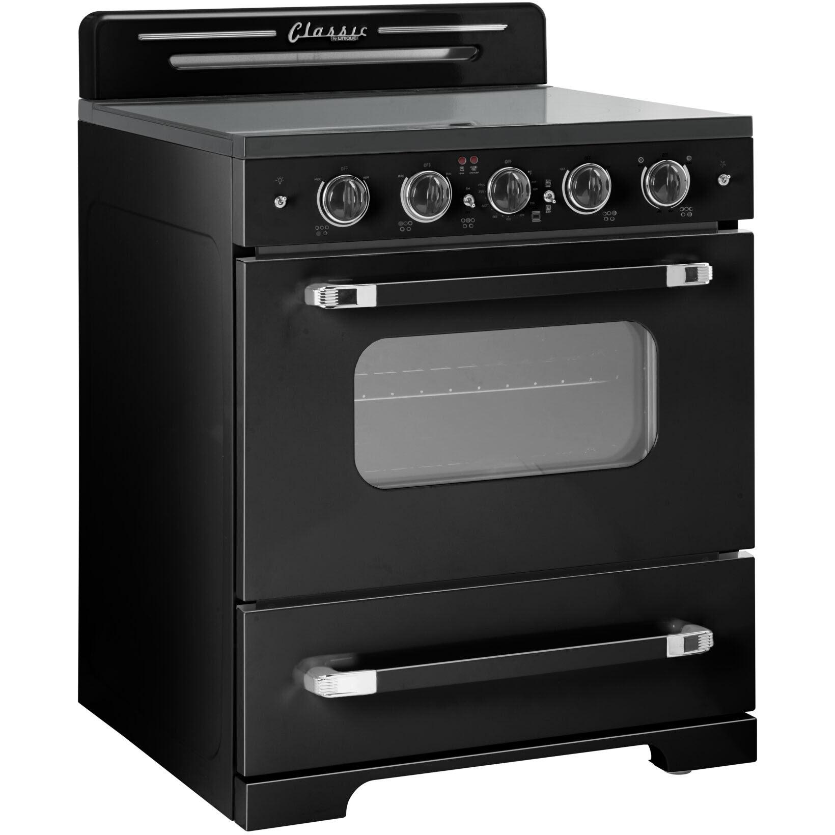 Unique Appliances 30-inch Freestanding Electric Range with Convection Technology UGP-30CR EC B