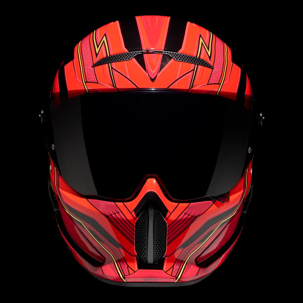 Ruroc |  ATLAS 4.0 The Flash | Full Face Bluetooth Motorcycle Helmet | Ruroc