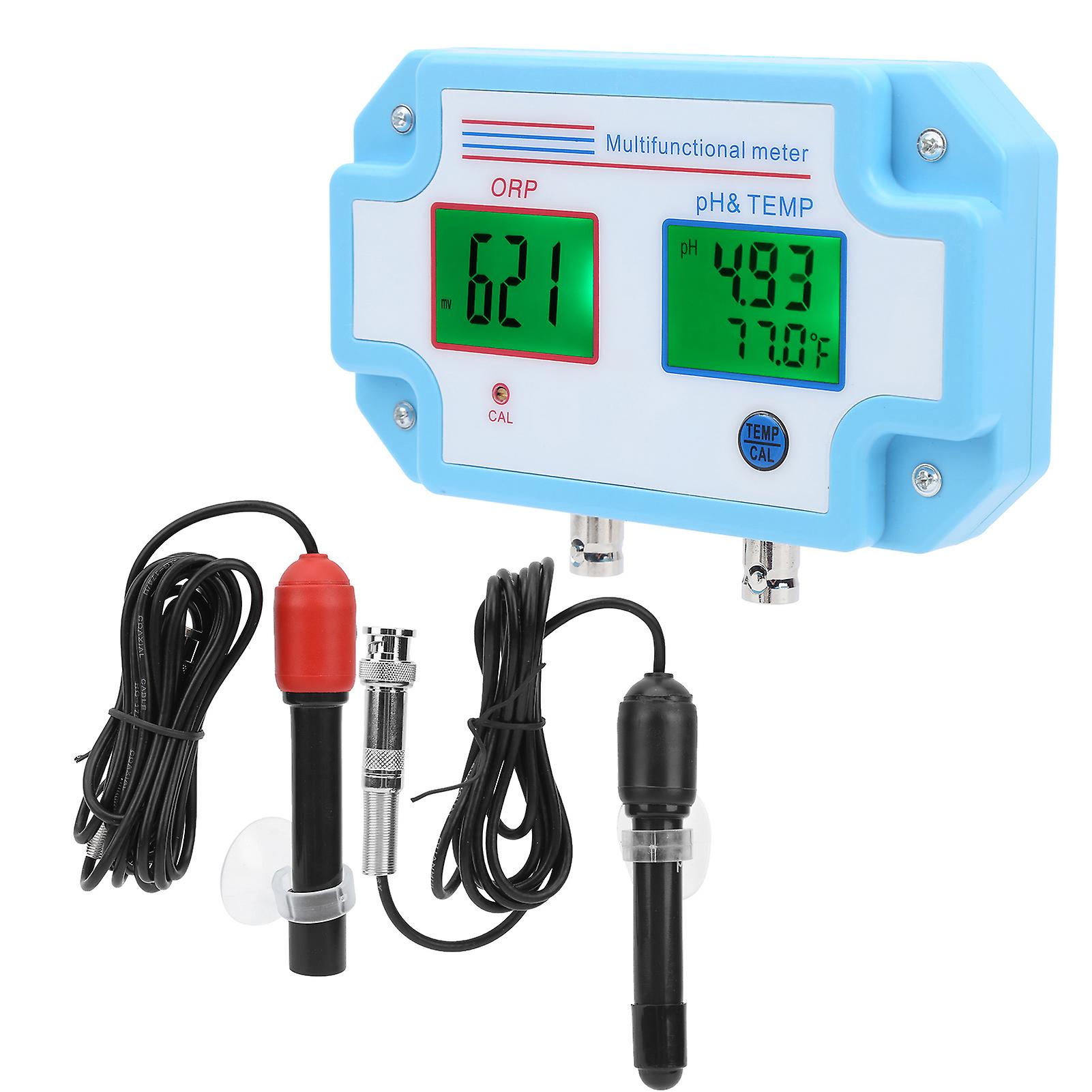 3 In 1 Ph Orp Temperture Water Quality Detecor Multifunctional On Line Water Quality Monitorus Plug 110v