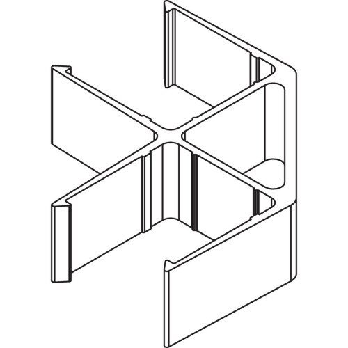 Lorell 90-Degree Panel Connectors (90260)