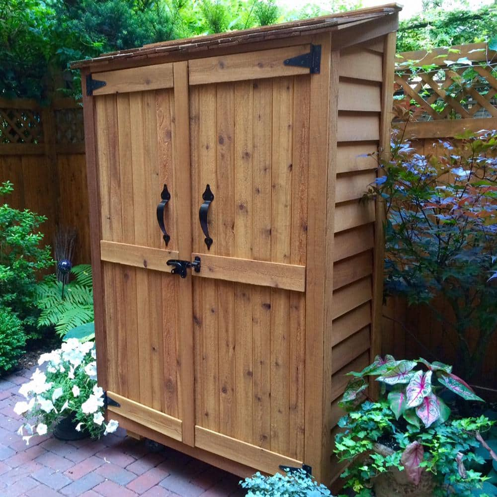 Outdoor Living Today 4 ft. W x 2 ft. D Wood Garden Storage Shed (8 sq. ft.) GC42