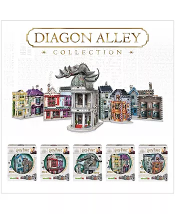 University Games Wrebbit Harry Potter Diagon Alley Collection Gringotts Bank 3D Puzzle  300 Pieces