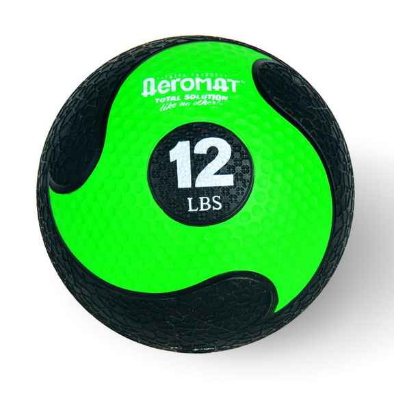 Aeromat 35969 Deluxe Medicine Ball   12 LB  Black ...