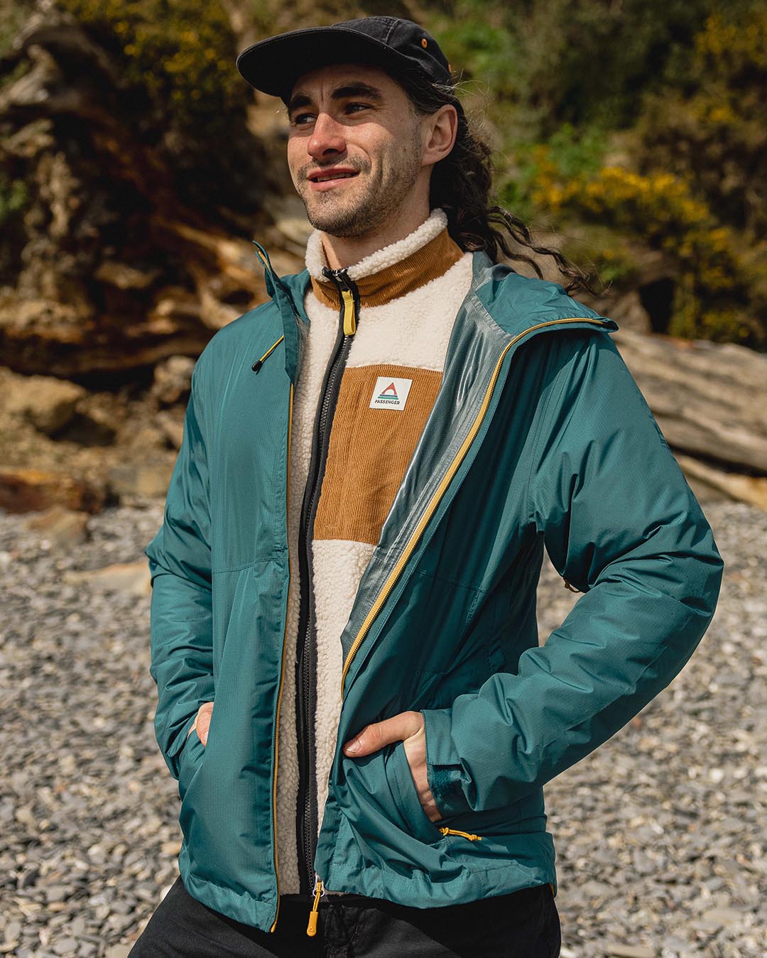 Echo Recycled Water Resistant Jacket - Mediterranean