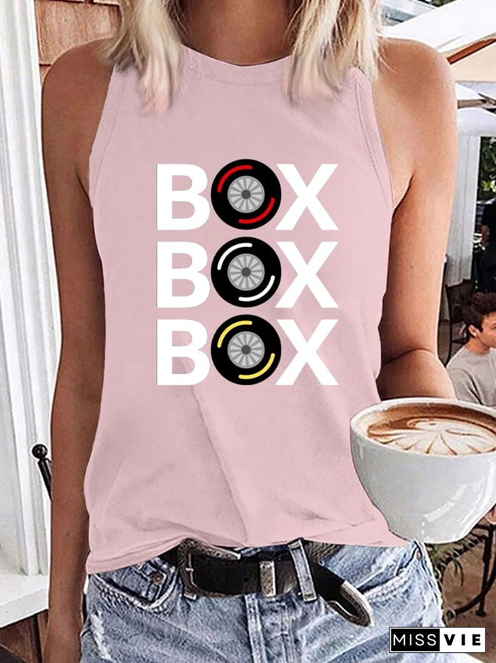 Women's Racing Casual Tank Top