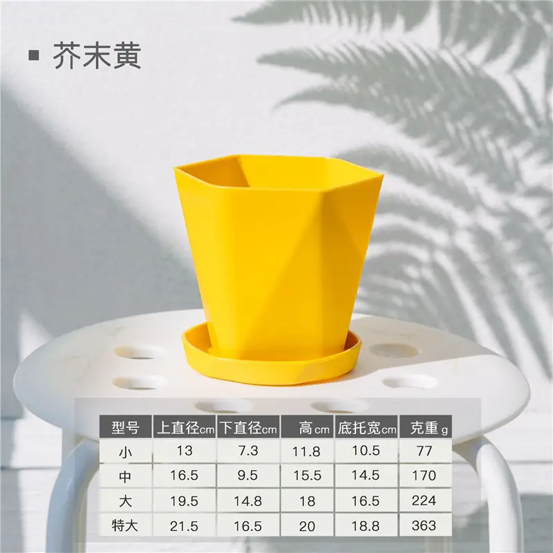 Planter Plastic Flower Pots Garden Plastic Cheap Wholesale New Design Hot Sale Recycle Outdoor Indoor Carton Sand Modern